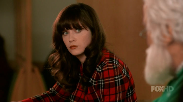 New Girl Zooey Deschanel on Santa’s naughty list